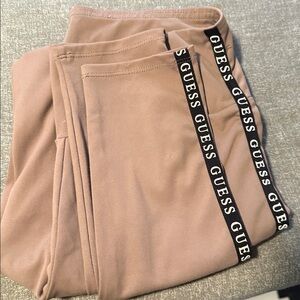 🩷3 for $20🩷Guess Brown Leggings with Black Logo Side Tape
